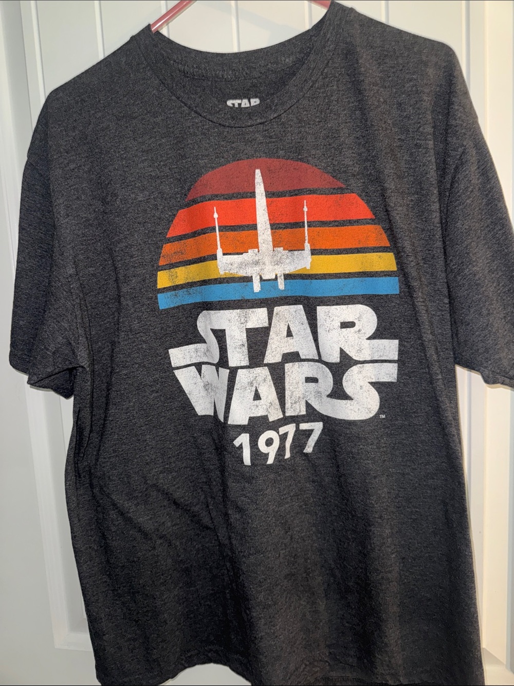 MAD Engine Grey Star Wars Logo Tee